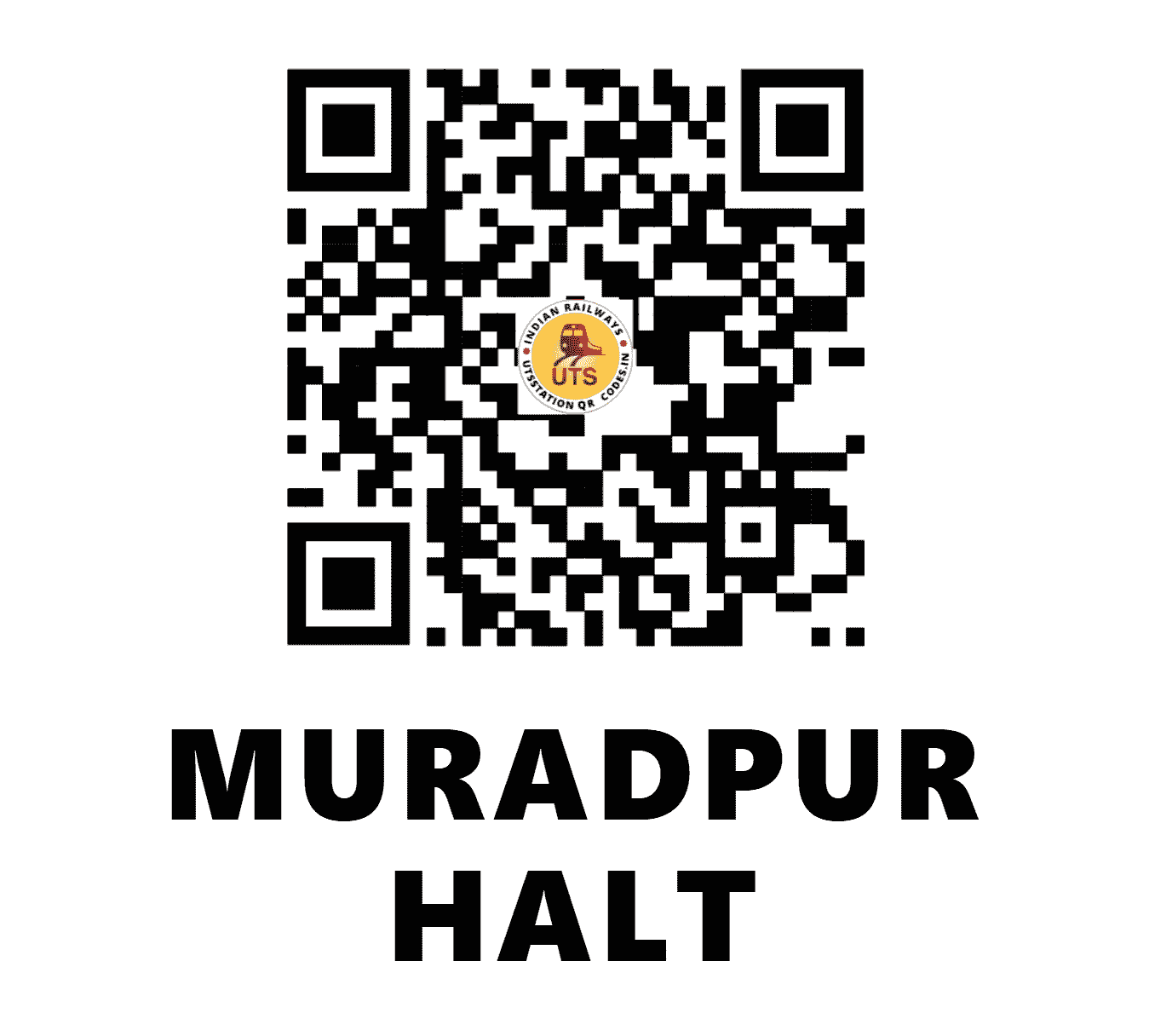 UTS QR Code for MURADPUR HALT - MRDP - NE (UTTAR PRADESH)